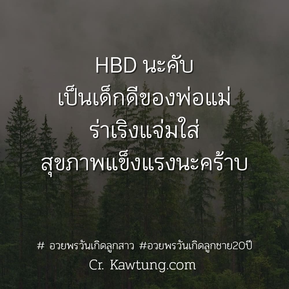 HBD นะคับ เป็นเด็กดีของพ่อแม่ ร่าเริงแจ่มใส่ สุขภาพแข็งแรงนะคร้าบ