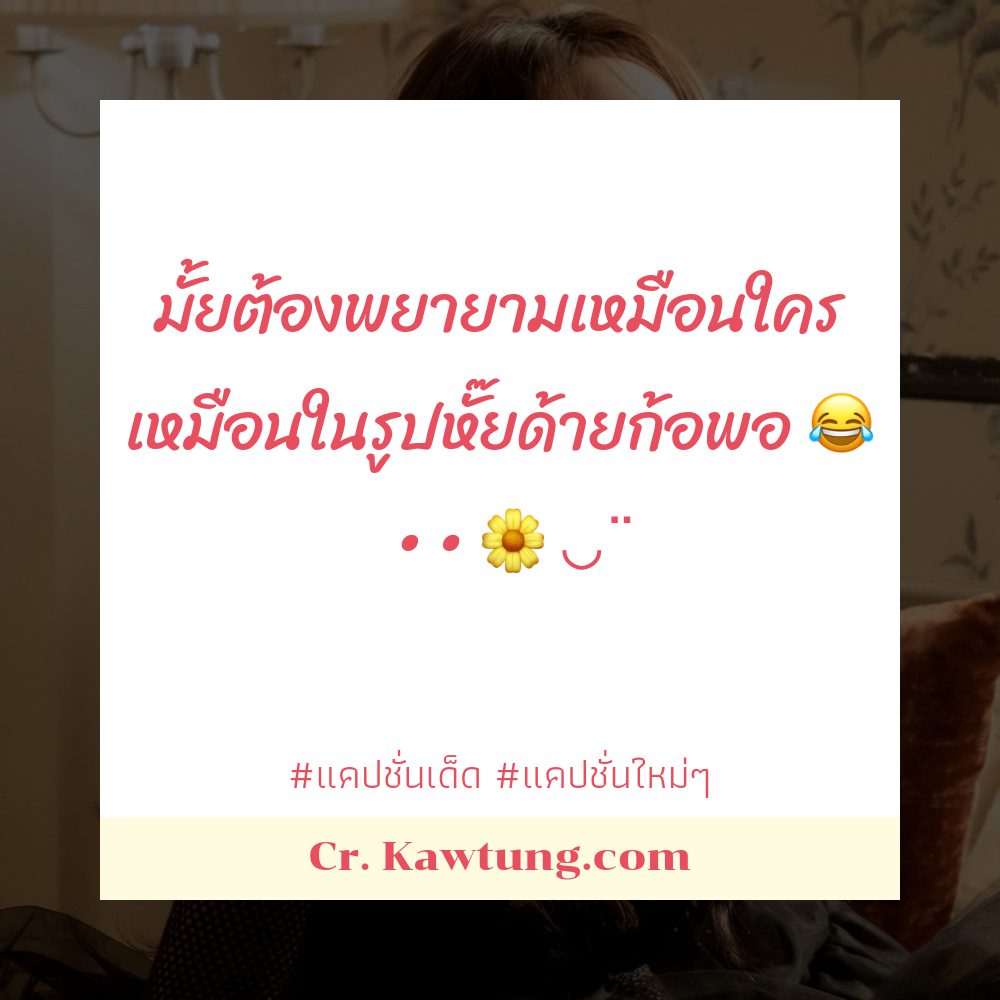 🔵 แคปชั่นอ่อย