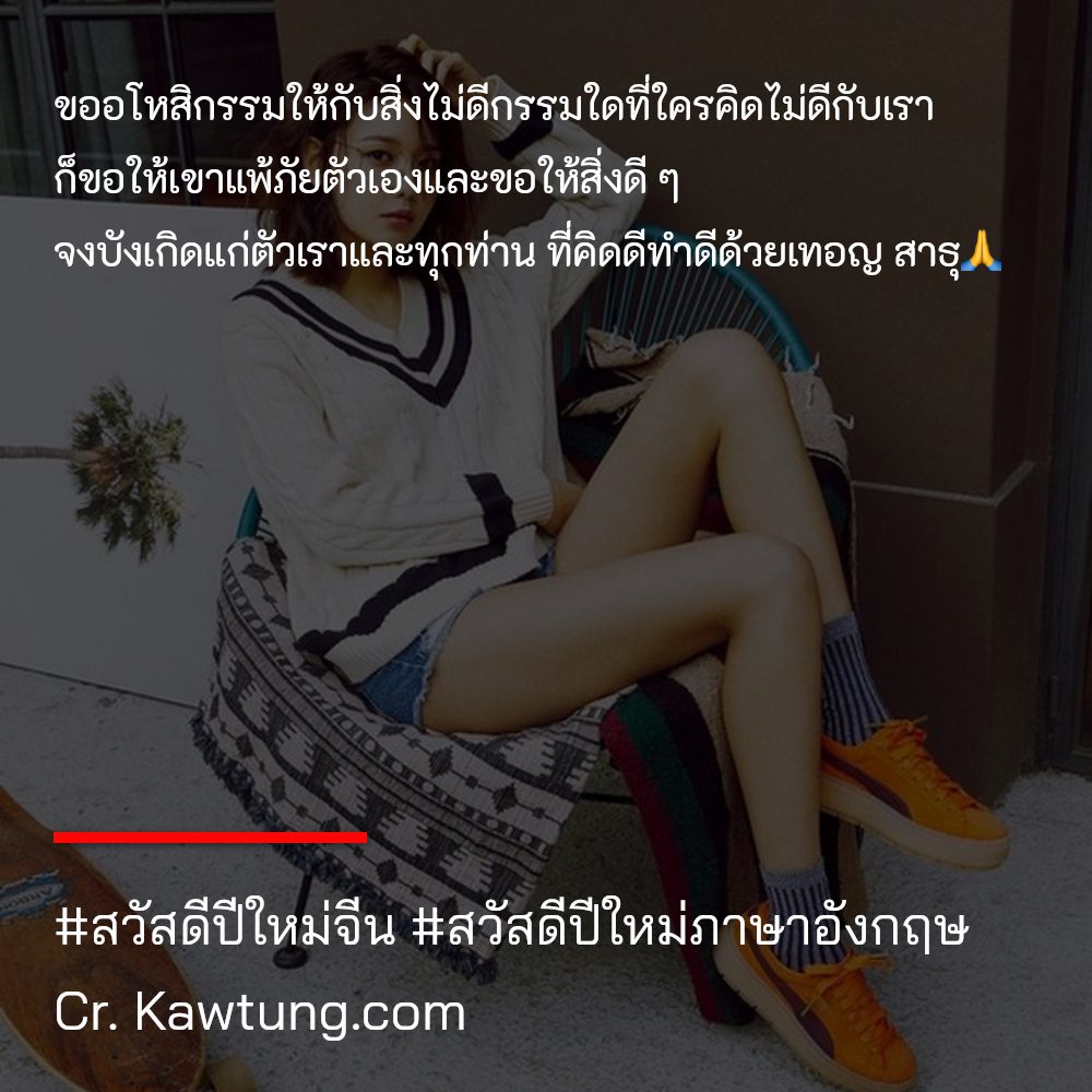 📮 สเตตัสสวัสดีปีใหม่เนื้อเพลง แคปชั่นสวัสดีปีใหม่สิงโต จาก Social