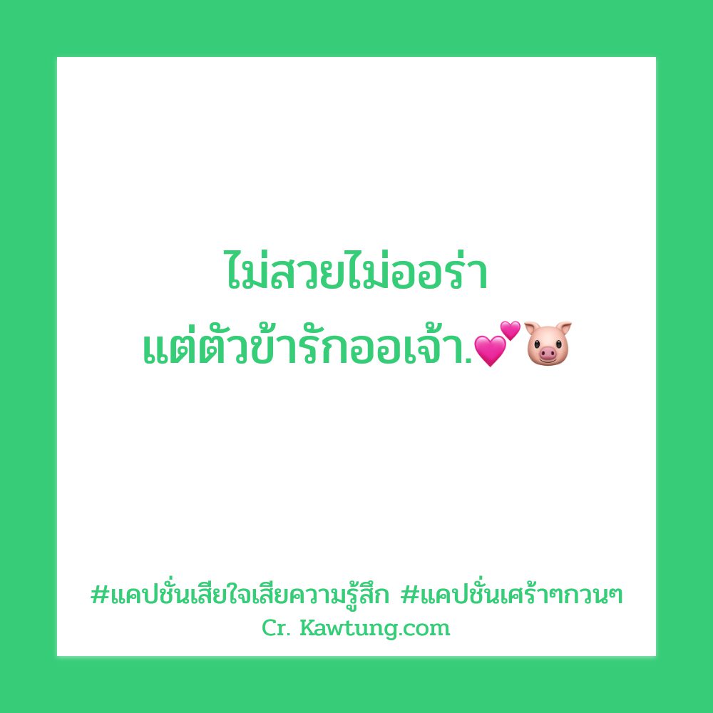 👩 แคปชั่นเศร้าๆกวนๆ แคปชั่นเจ็บจนจุก