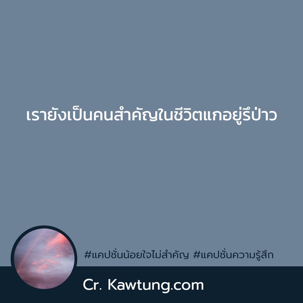 😨 แคปชั่นเสียใจเสียความรู้สึก แคปชั่นนอย จาก Twitter