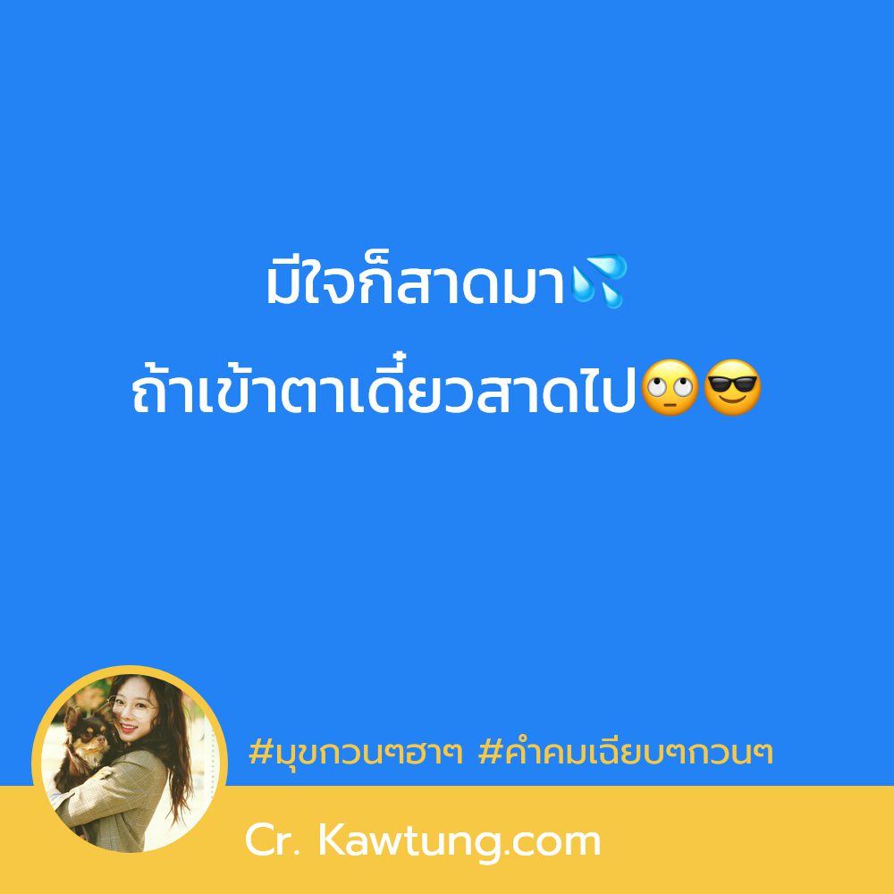 👑 แคปชั่นกวนประสาท จากแฟนเพจ